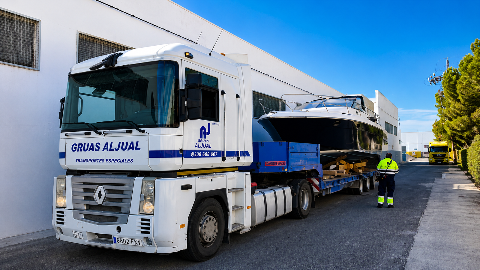 Plataformas y equipos auxiliares de Grúas Aljual